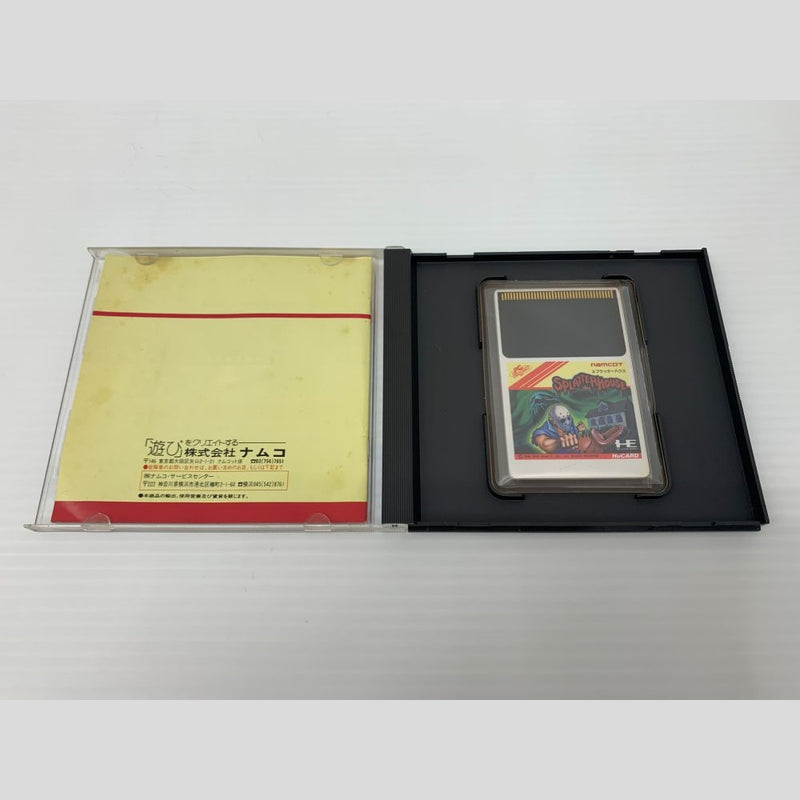 【中古】【開封品】【レア品】PCエンジンHuカードソフト　スプラッターハウス　動作未確認＜レトロゲーム＞（代引き不可）6603