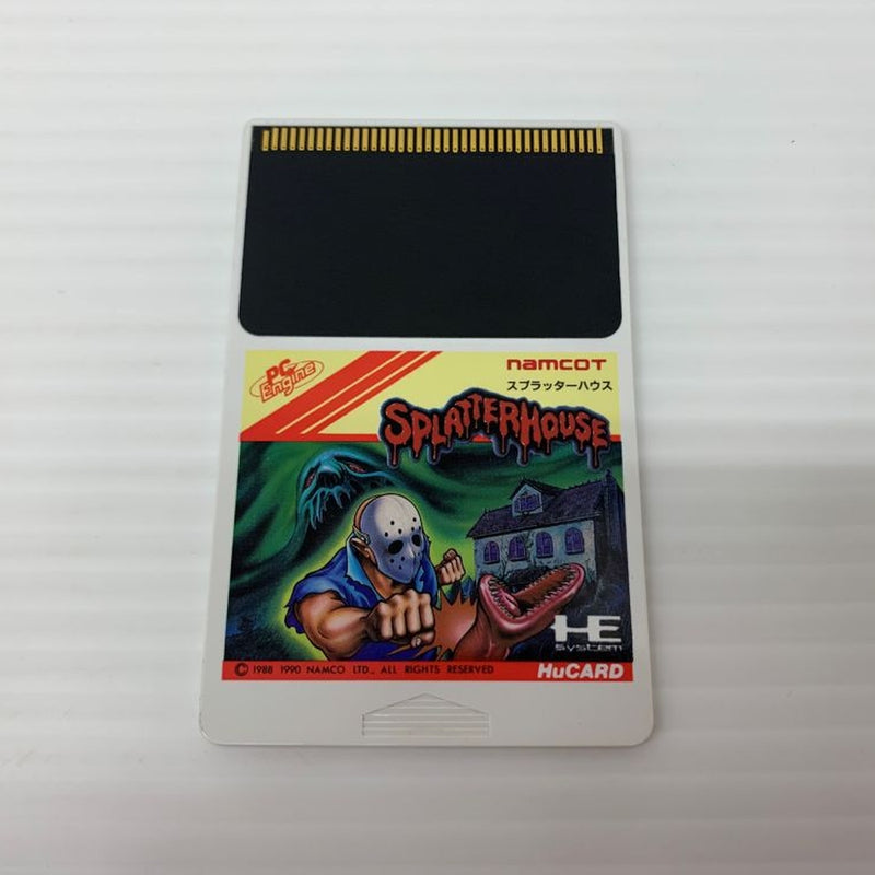 【中古】【開封品】【レア品】PCエンジンHuカードソフト　スプラッターハウス　動作未確認＜レトロゲーム＞（代引き不可）6603
