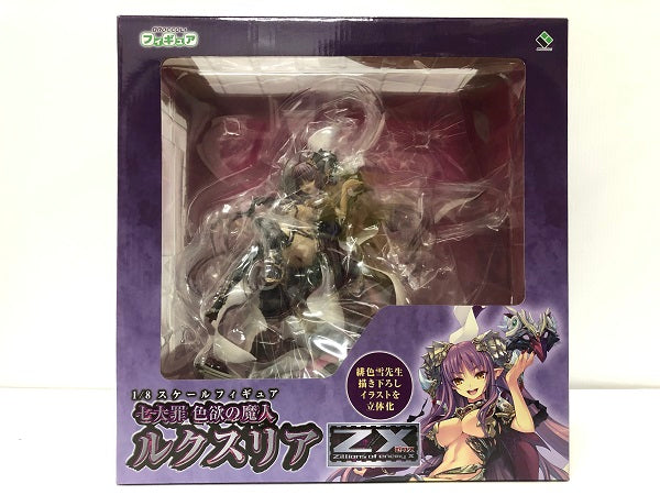 【中古】【開封品・色褪せ・封入特典カード無し】Z/X -Zillions of enemy X- 七大罪 色欲の魔人ルクスリア 1/8 完成品フィギュア＜フィギュア＞（代引き不可）6605