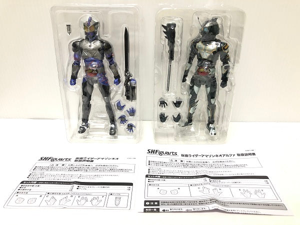 【中古】【開封品】【セット販売】S.H.Figuarts 仮面ライダーアマゾンネオアルファ(輸送箱付)/S.H.Figuarts 仮面ライダーアマゾンネオ＜フィギュア＞（代引き不可）6605