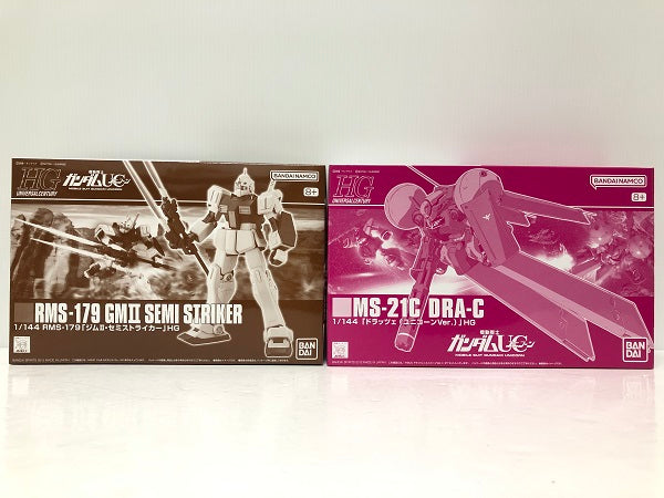 【中古】【未組立】【セット販売】  HG ジムll・セミストライカー ／ HG ドラッツェ ユニコーンver.＜プラモデル＞（代引き不可）6605