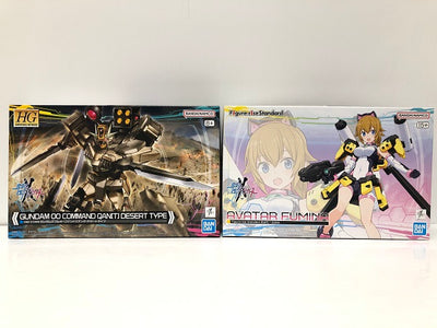 【中古】【未組立】【セット】【一部箱傷あり】HG 1/144 ダブルオーコマンドクアンタ デザートタイプ ／ Figure-rise ...