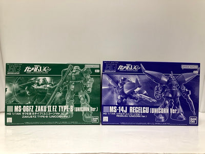 【中古】【未組立】【セット】HGUC リゲルグ (ユニコーンVer.)／ HGUC ザクII改 Bタイプ(ユニコーンver.)＜プラモ...