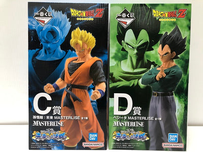 【中古】【未開封】【セット】C賞 孫悟飯：未来 MASTERLISE/D賞 ベジータ MASTERLISE『一番くじ ドラゴンボール ...