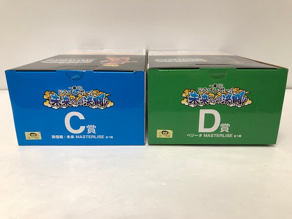 【中古】【未開封】【セット】C賞 孫悟飯：未来 MASTERLISE/D賞 ベジータ MASTERLISE『一番くじ ドラゴンボール 未来への決闘?』＜フィギュア＞（代引き不可）6605