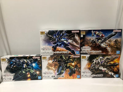 【中古】【未組立】【セット】HG グレイズ改/グレイズ(一般機/指揮官機)/シュヴァルベグレイズ(マクギリス機)/ガンダムバルバトス ...