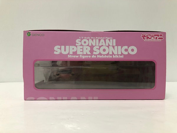 【中古】【未開封品】すーぱーそに子 ホルスタインビキニdeストローフィギュア 「そにアニ -SUPER SONICO THE ANIMATION-」 1/7 塗装済み完成品＜フィギュア＞（代引き不可）6605