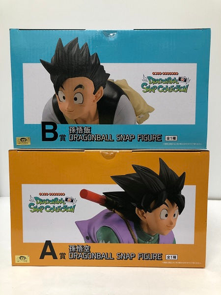 【中古】【未開封】【セット】  「一番くじ ドラゴンボール DRAGONBALL SNAP COLLECTION」 A賞 孫悟空 /B賞 孫悟飯  2種＜フィギュア＞（代引き不可）6605