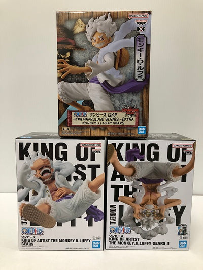 【中古】【未開封】【セット】KING OF ARTIST モンキー・D・ルフィ GEAR5/GEAR5 II/ワンピース DXF 〜T...