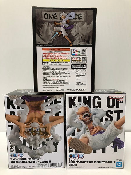 【中古】【未開封】【セット】KING OF ARTIST モンキー・D・ルフィ GEAR5/GEAR5 II/ワンピース DXF 〜THE GRANDLINE SERIES〜EXTRA モンキー・D・ルフィ GEAR5＜フィギュア＞（代引き不可）6605