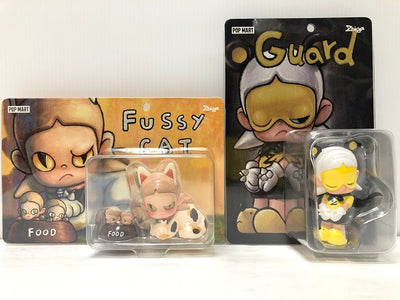 【中古】【未開封】【セット】popmart ZSIGA Guard ／ZSIGA Fussy CAT＜フィギュア＞（代引き不可）6605