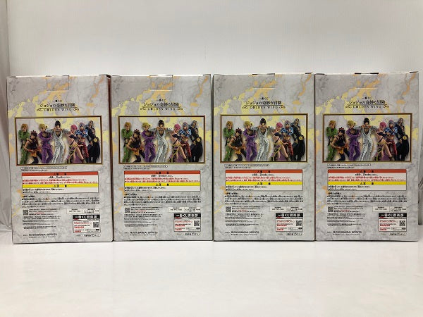 【中古】【未開封】【4点セット】「一番くじ ジョジョの奇妙な冒険 GOLDEN WIND」 MASTERLISE　A賞/D賞 /F賞/G賞＜フィギュア＞（代引き不可）6605