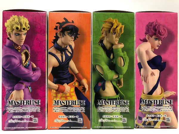 【中古】【未開封】【4点セット】「一番くじ ジョジョの奇妙な冒険 GOLDEN WIND」 MASTERLISE　A賞/D賞 /F賞/G賞＜フィギュア＞（代引き不可）6605