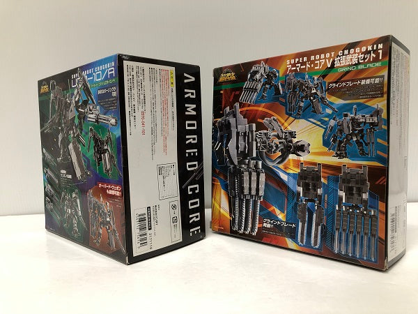 【中古】【開封済・未開封】【セット】 スーパーロボット超合金 UCR-10A 　スーパーロボット超合金 拡張武装セット1 「アーマード・コアV」　2点＜フィギュア＞（代引き不可）6605