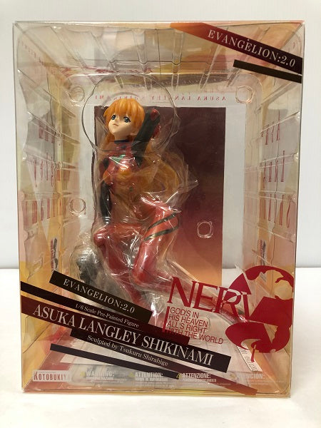 【中古】【開封品】式波・アスカ・ラングレー〜プラグスーツver.〜 「ヱヴァンゲリヲン新劇場版」 1/6 PVC塗装済み完成品＜フィギュア＞（代引き不可）6605