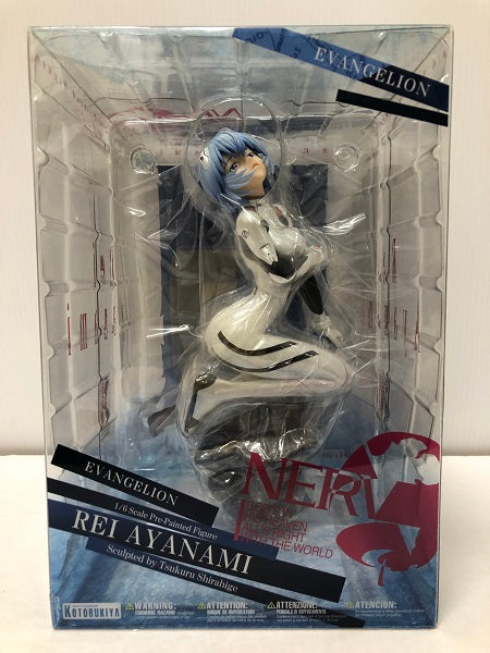 【中古】【未開封】綾波レイ プラグスーツver. 「ヱヴァンゲリヲン新劇場版」 1/6 PVC塗装済み完成品＜フィギュア＞（代引き不可）6605