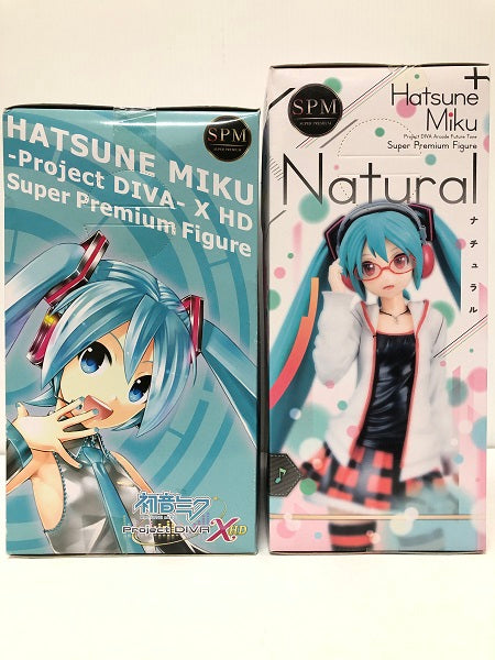 【中古】【未開封】【セット】 初音ミク 「初音ミク-Project DIVA-X HD」 初音ミク 「初音ミク Project DIVA Arcade Future Tone」”ナチュラル”　2点＜フィギュア＞（代引き不可）6605