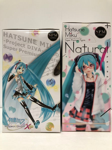 【中古】【未開封】【セット】 初音ミク 「初音ミク-Project DIVA-X HD」 初音ミク 「初音ミク Project DIVA Arcade Future Tone」”ナチュラル”　2点＜フィギュア＞（代引き不可）6605