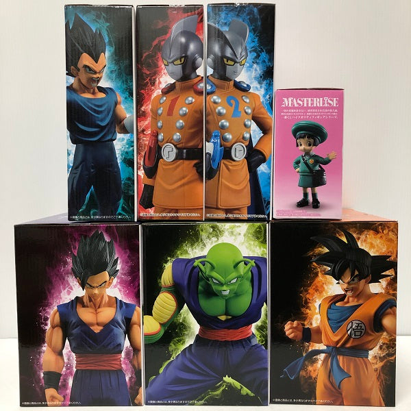 【中古】【未開封】【セット】 「一番くじ ドラゴンボール超スーパーヒーロー」 MASTERLISE 　A賞/B賞/C賞/D賞/E賞/F賞/G賞＜フィギュア＞（代引き不可）6605