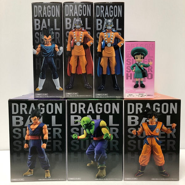 【中古】【未開封】【セット】 「一番くじ ドラゴンボール超スーパーヒーロー」 MASTERLISE 　A賞/B賞/C賞/D賞/E賞/F賞/G賞＜フィギュア＞（代引き不可）6605