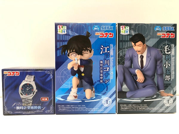 【中古】【未開封】【セット】「名探偵コナン」 ちょこのせプレミアムフィギュア/プラチナムザッカリストウォッチ 3種＜フィギュア＞（代引き不可）6605