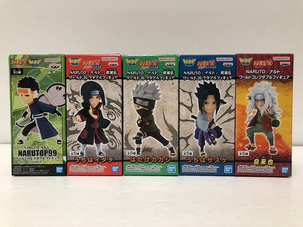 【中古】【未開封】【セット】NARUTO-ナルト- 「ワールドコレクタブルフィギュア」5種＜フィギュア＞（代引き不可）6605