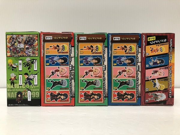 【中古】【未開封】【セット】NARUTO-ナルト- 「ワールドコレクタブルフィギュア」5種＜フィギュア＞（代引き不可）6605