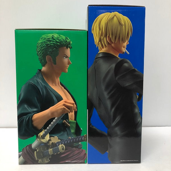 【中古】【未開封】【セット】「一番くじ ワンピース 試練のその先へ」 MASTERLISE B賞ゾロ/C賞 サンジ＜フィギュア＞（代引き不可）6605