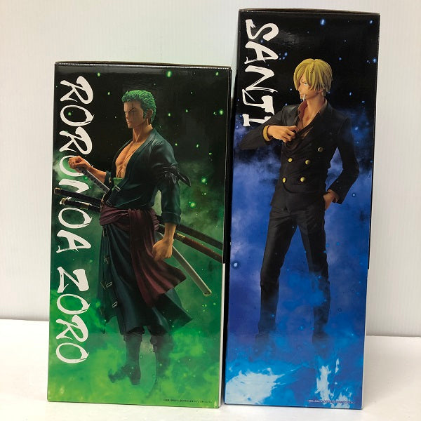 【中古】【未開封】【セット】「一番くじ ワンピース 試練のその先へ」 MASTERLISE B賞ゾロ/C賞 サンジ＜フィギュア＞（代引き不可）6605