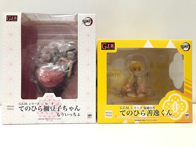 【中古】【未開封】【セット】G.E.M.シリーズ てのひら善逸くん/てのひら禰豆子ちゃんもういっちょ「鬼滅の刃」＜フィギュア＞（代引き...