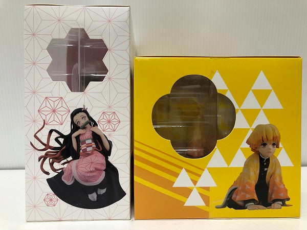 【中古】【未開封】【セット】G.E.M.シリーズ てのひら善逸くん/てのひら禰豆子ちゃんもういっちょ「鬼滅の刃」＜フィギュア＞（代引き不可）6605
