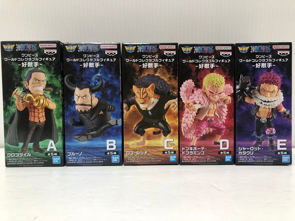 【中古】【未開封】【セット】「ワンピース」 ワールドコレクタブルフィギュア-好敵手-全5種＜フィギュア＞（代引き不可）6605