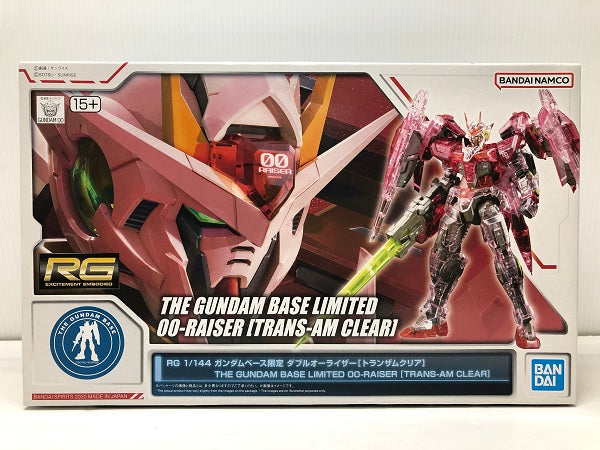 【中古】【未組立】 1/144 RG GN-0000+GNR-010 ダブルオーライザー(トランザムクリア) 「機動戦士ガンダム00(ダブルオー)」＜プラモデル＞（代引き不可）6605