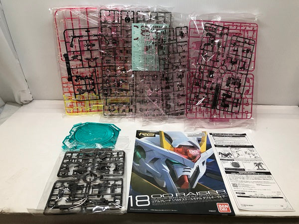 【中古】【未組立】 1/144 RG GN-0000+GNR-010 ダブルオーライザー(トランザムクリア) 「機動戦士ガンダム00(ダブルオー)」＜プラモデル＞（代引き不可）6605