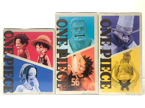 【中古】【未開封】【セット】 「一番くじ ワンピース ROAD TO DAWN-冒険への軌跡-」 B賞/D賞/ラストワン賞＜フィギュア＞（代引き不可）6605