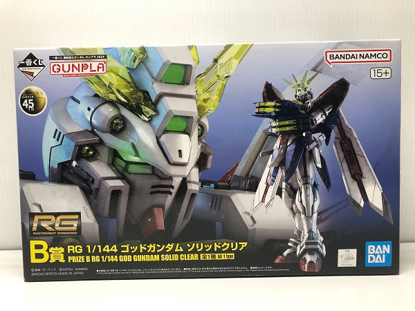 【中古】【未組立】1/144 RG ゴッドガンダム ソリッドクリア 「一番くじ 機動戦士ガンダム ガンプラ 2024」 B賞 [2630736]＜プラモデル＞（代引き不可）6605