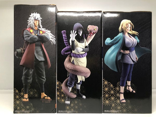 【中古】【未開封】【セット】「一番くじ NARUTO-ナルト- 疾風伝 伝説の三忍」 A賞 B賞 C賞＜フィギュア＞（代引き不可）6605