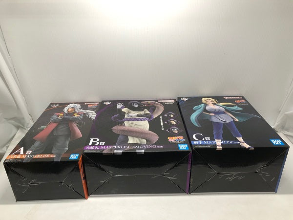 【中古】【未開封】【セット】「一番くじ NARUTO-ナルト- 疾風伝 伝説の三忍」 A賞 B賞 C賞＜フィギュア＞（代引き不可）6605