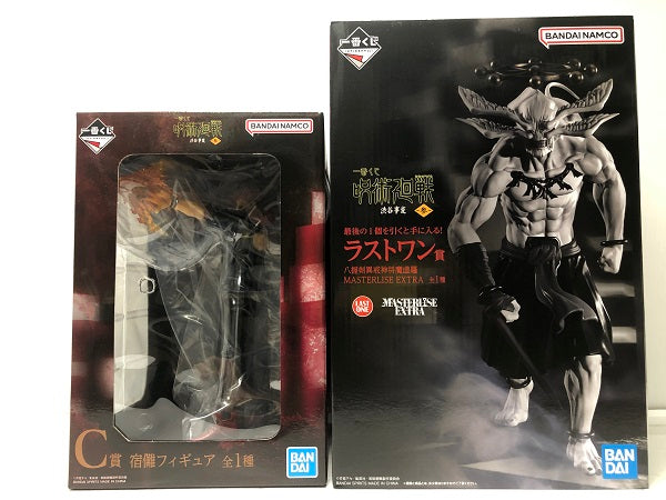 【中古】【未開封】【セット】「一番くじ 呪術廻戦 渋谷事変 〜参〜」 ラストワン賞 八握剣異戒神将魔虚羅 / C賞 両面宿儺＜フィギュア＞（代引き不可）6605