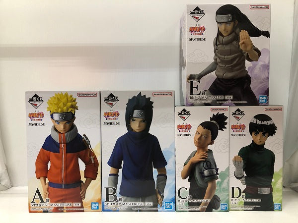 【中古】【未開封】【セット】「一番くじ NARUTO-ナルト- 中忍試験編」 A賞 B賞 C賞 D賞 E賞＜フィギュア＞（代引き不可）6605