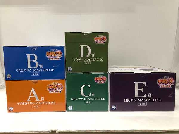 【中古】【未開封】【セット】「一番くじ NARUTO-ナルト- 中忍試験編」 A賞 B賞 C賞 D賞 E賞＜フィギュア＞（代引き不可）6605