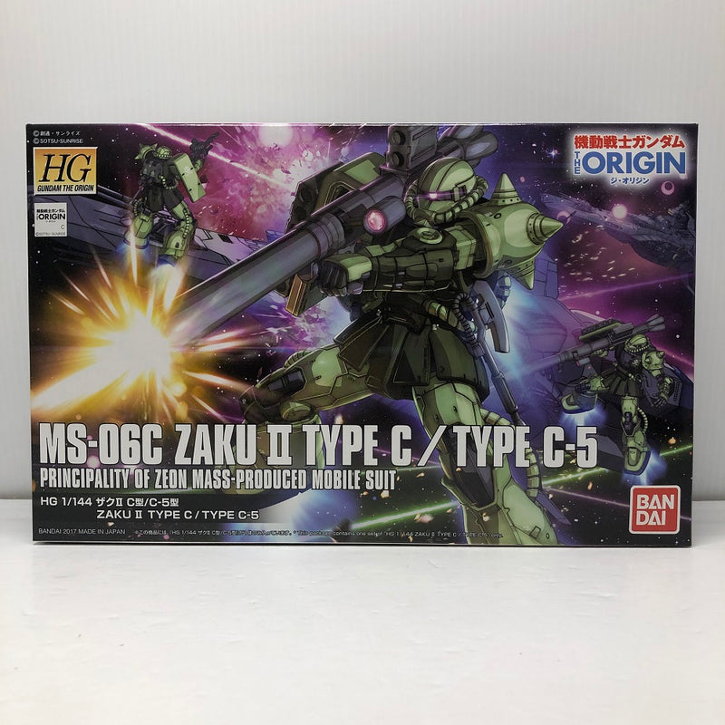 【中古】【未組立】1/144 HG MS-06C ザクII C型/C-5型 「機動戦士ガンダム THE ORIGIN 激突 ルウム会戦」＜プラモデル＞（代引き不可）6605