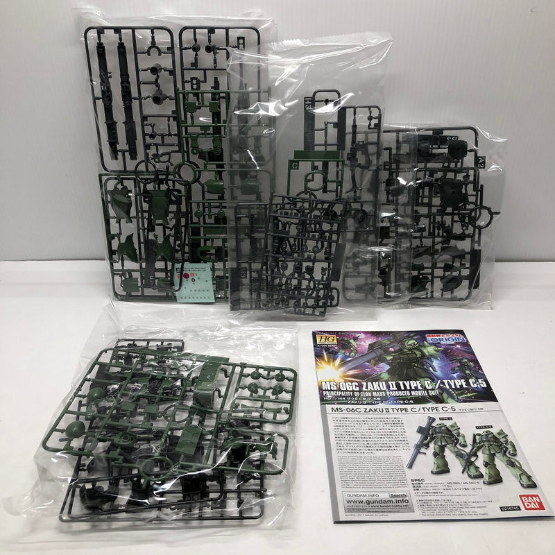 【中古】【未組立】1/144 HG MS-06C ザクII C型/C-5型 「機動戦士ガンダム THE ORIGIN 激突 ルウム会戦」＜プラモデル＞（代引き不可）6605