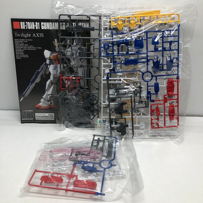 【中古】【未組立】1/144 HGUC RX-78AN-01 ガンダムAN-01 トリスタン 「機動戦士ガンダム Twilight AXIS」 [5057405]＜プラモデル＞（代引き不可）6605
