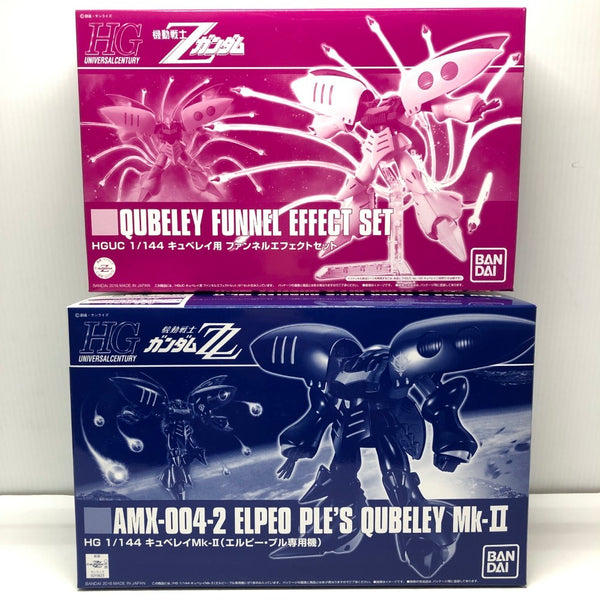 【中古】【未組立】【セット】HGUC 1/144 キュベレイMk-II／HGUC 1/144 キュベレイ用 ファンネルエフェクトセット＜プラモデル＞（代引き不可）6605