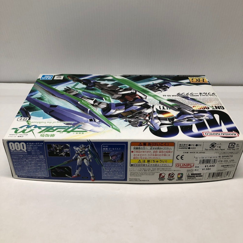 【中古】【未組立・セット販売】HG 1/144 ダブルオークアンタ／GNソードIVフルセイバー＜プラモデル＞（代引き不可）6605