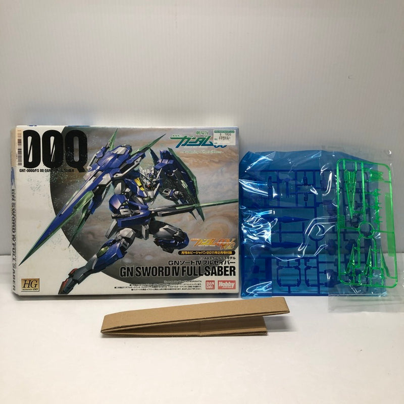 【中古】【未組立・セット販売】HG 1/144 ダブルオークアンタ／GNソードIVフルセイバー＜プラモデル＞（代引き不可）6605