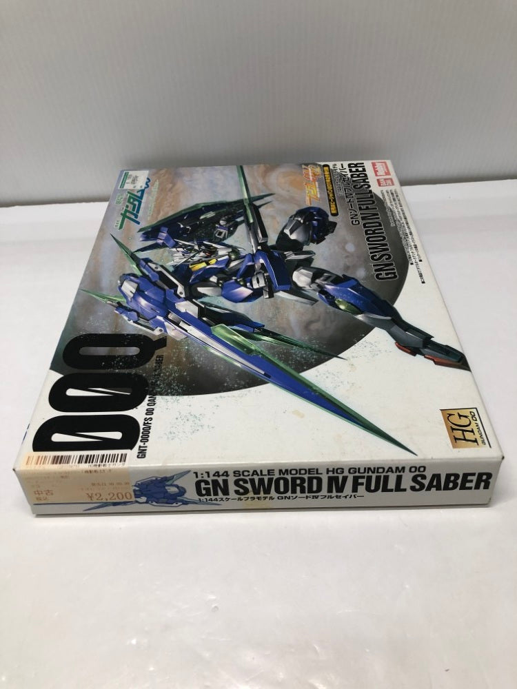 【中古】【未組立・セット販売】HG 1/144 ダブルオークアンタ／GNソードIVフルセイバー＜プラモデル＞（代引き不可）6605