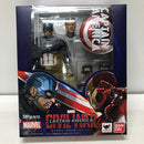 【中古】【開封品】S.H.Figuarts キャプテン・アメリカ(シビル・ウォー)＆アイアンマン マーク46 Special BOX Set＜フィギュア＞（代引き不可）6605