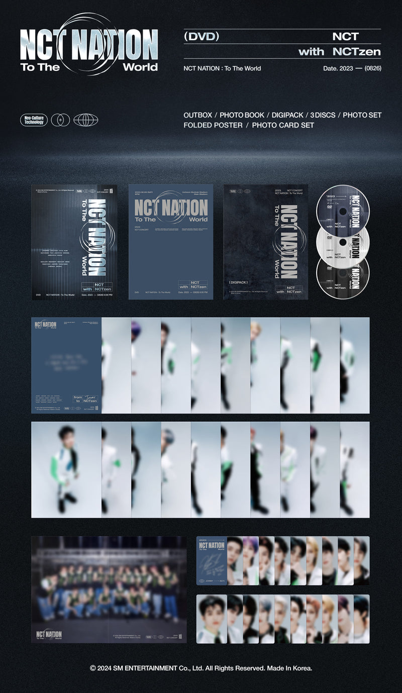 【先着特典】V.A.／2023 NCT CONCERT – NCT NATION：To The World in INCHEON（DVD）＜3DVD＞［Z-15537］20240731